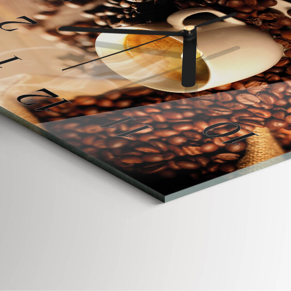 Orologio quadrato Tazza di caffè