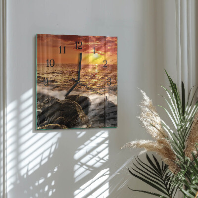 Orologio quadrato Tramonto