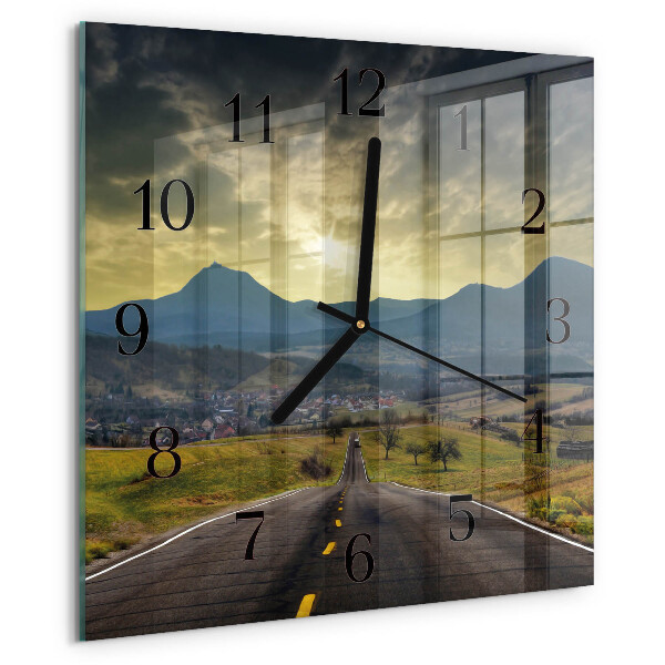 Orologio quadrato Sentiero delle Montagne