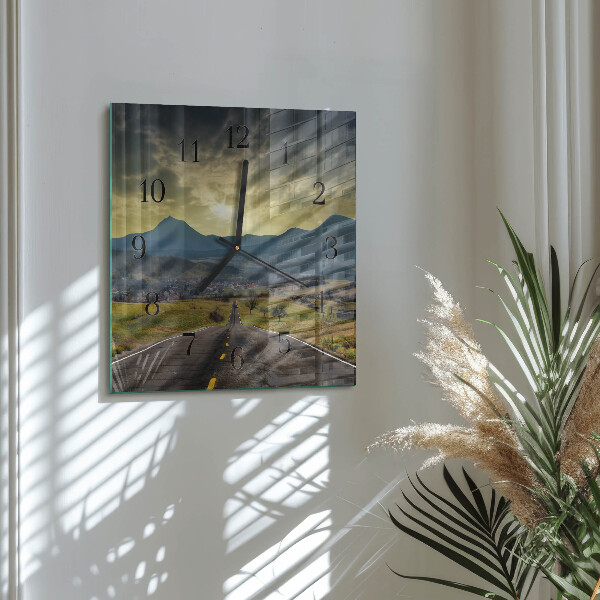Orologio quadrato Sentiero delle Montagne