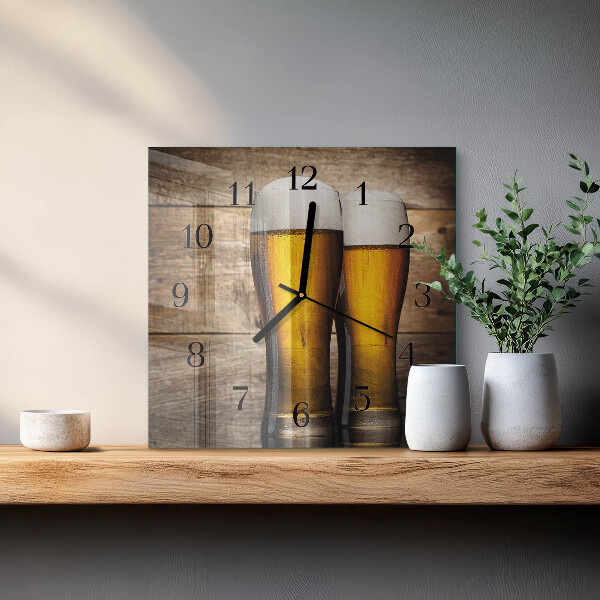 Orologio quadrato Birra