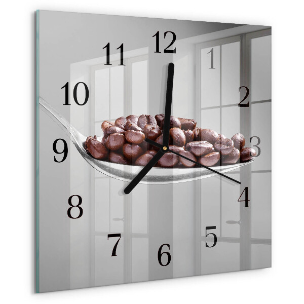 Orologio quadrato Un cucchiaio di caffè