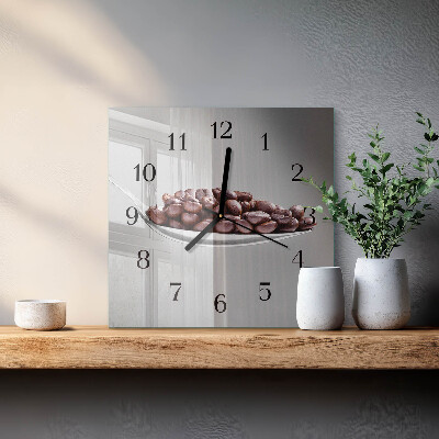 Orologio quadrato Un cucchiaio di caffè