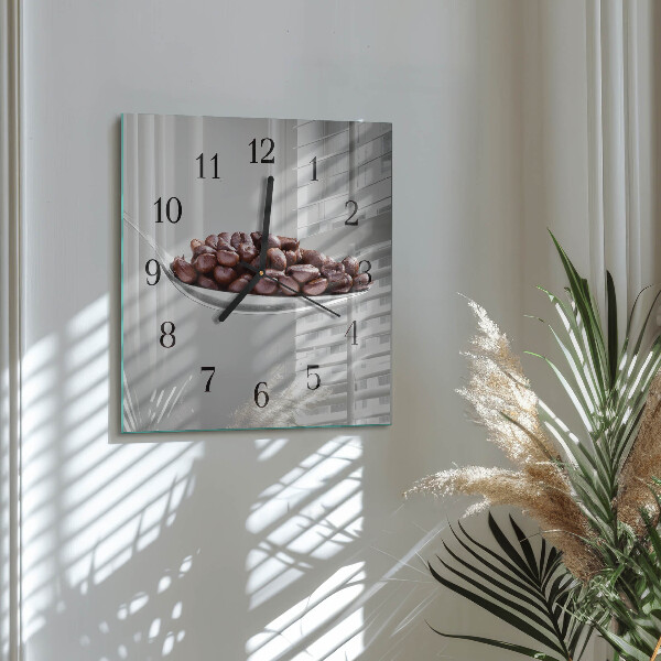 Orologio quadrato Un cucchiaio di caffè
