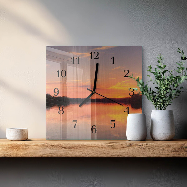 Orologio quadrato Tramonto