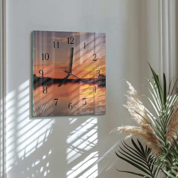 Orologio quadrato Tramonto