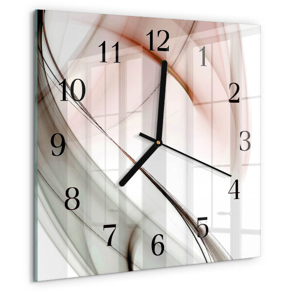 Orologio quadrato Astrazione