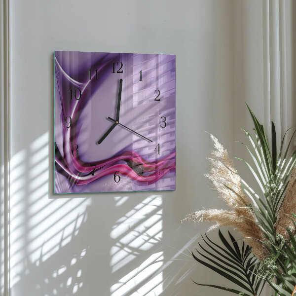 Orologio quadrato Astrazione
