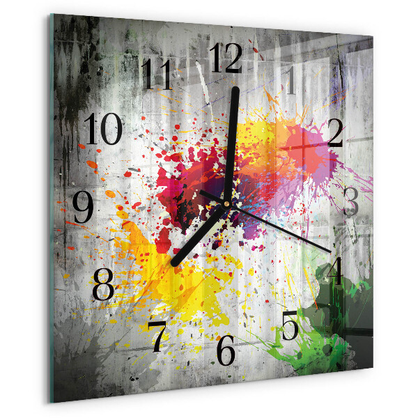 Orologio quadrato Macchie