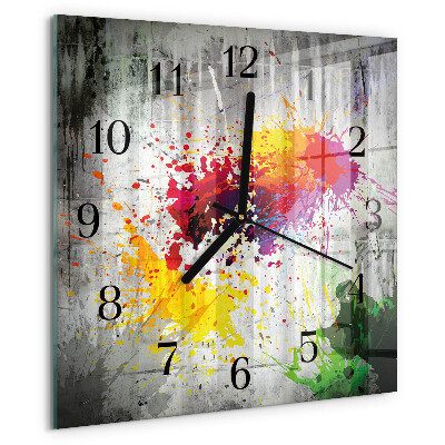 Orologio quadrato Macchie