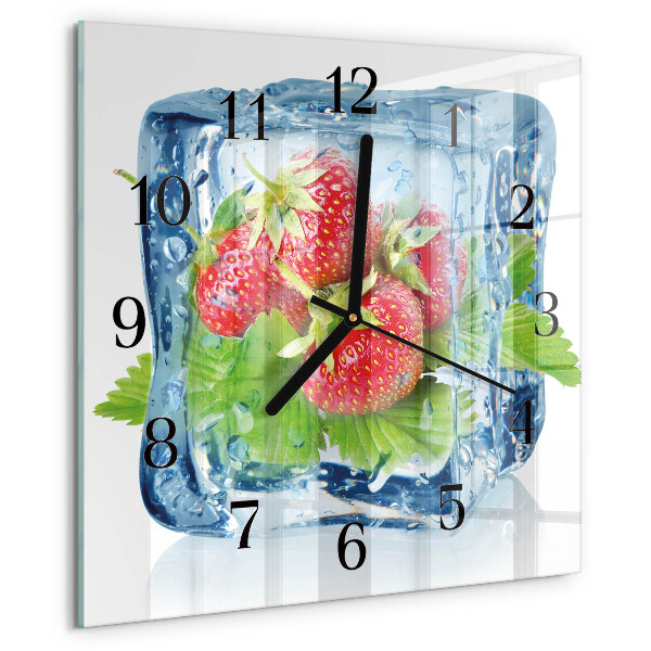 Orologio quadrato Gelato alla fragola