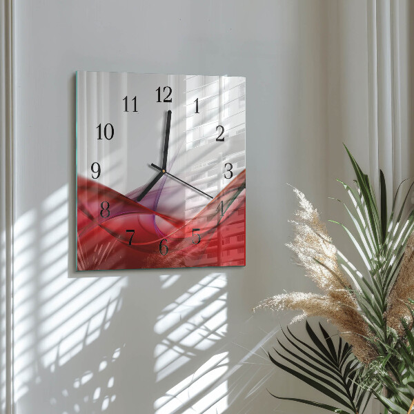 Orologio quadrato Astrazione