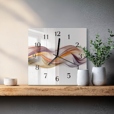 Orologio quadrato Astrazione