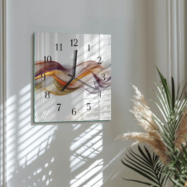 Orologio quadrato Astrazione
