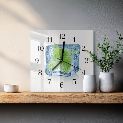 Orologio quadrato Menta ghiacciata