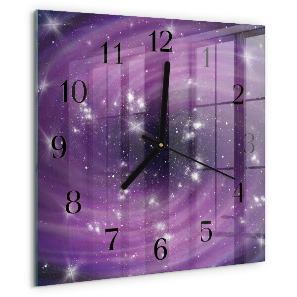 Orologio quadrato Astrazione