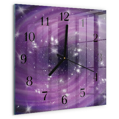 Orologio quadrato Astrazione