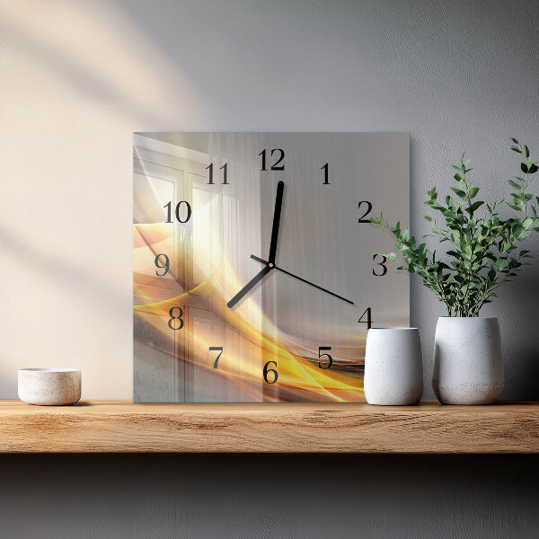 Orologio quadrato Astrazione