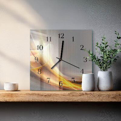 Orologio quadrato Astrazione