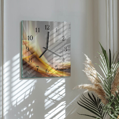 Orologio quadrato Astrazione