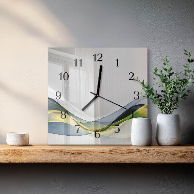 Orologio quadrato Astrazione