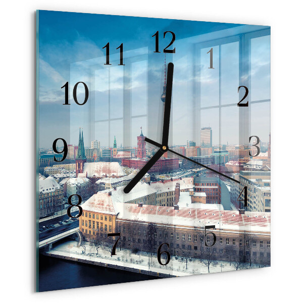 Orologio quadrato Città invernale