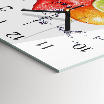 Orologio quadrato Frutta