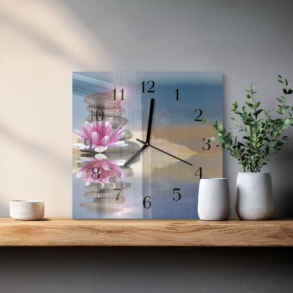 Orologio quadrato Pietre d'acqua