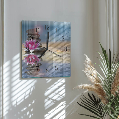 Orologio quadrato Pietre d'acqua
