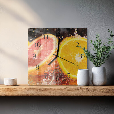 Orologio quadrato Frutta