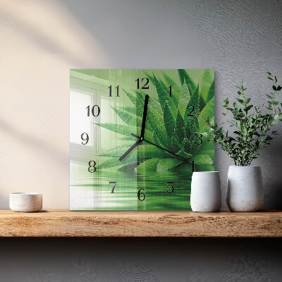 Orologio quadrato Aloe