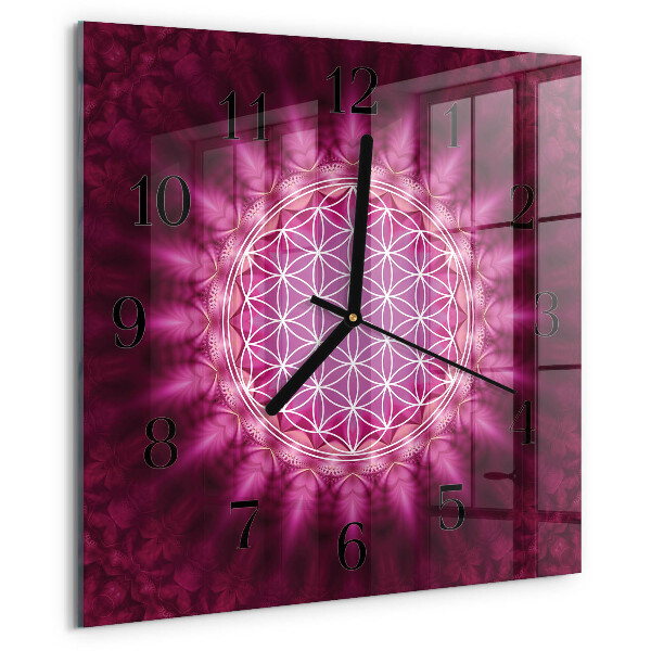 Orologio quadrato Astrazione