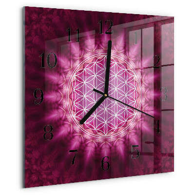 Orologio quadrato Astrazione