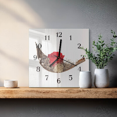 Orologio quadrato Rosa