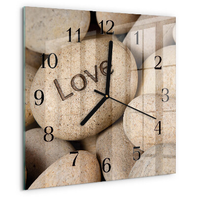 Orologio quadrato Pietre