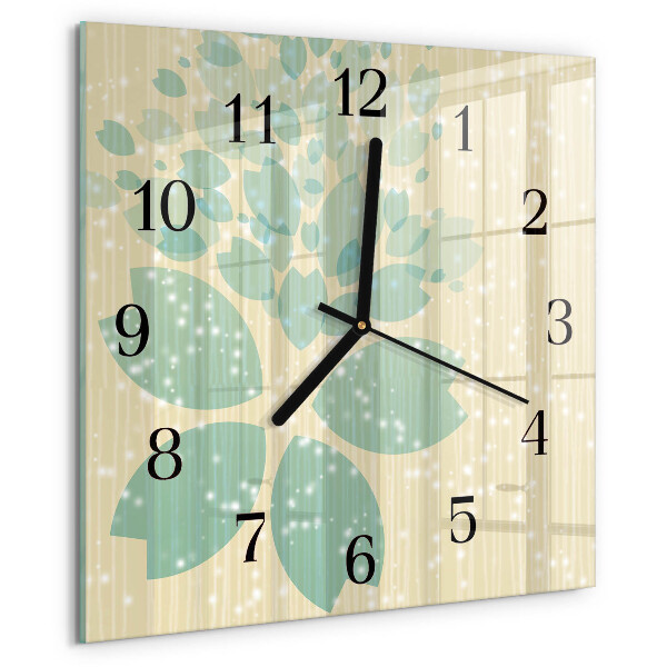 Orologio quadrato Astrazione