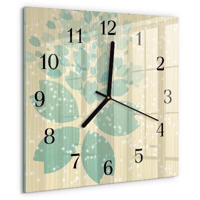 Orologio quadrato Astrazione