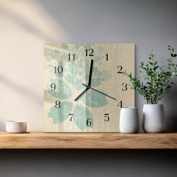 Orologio quadrato Astrazione