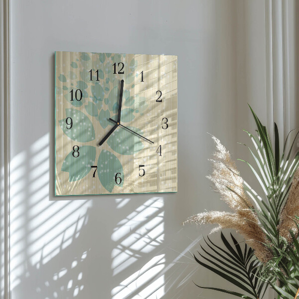 Orologio quadrato Astrazione