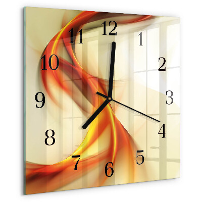 Orologio quadrato Astrazione