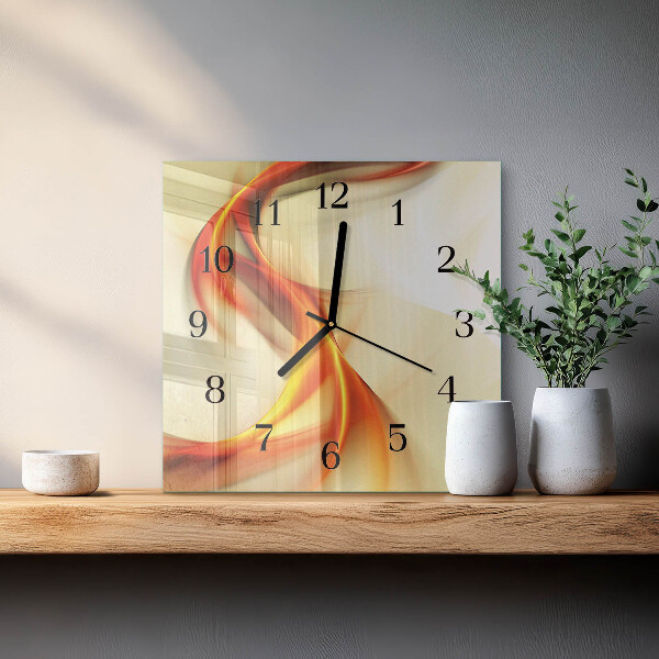 Orologio quadrato Astrazione