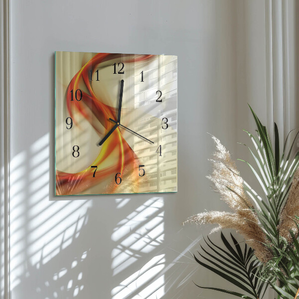 Orologio quadrato Astrazione
