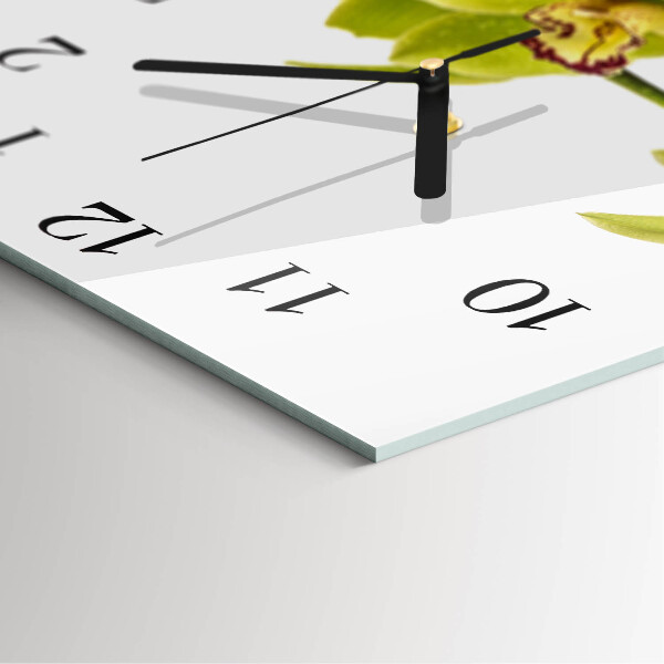 Orologio quadrato Orchidea