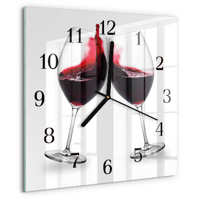 Orologio quadrato Vino
