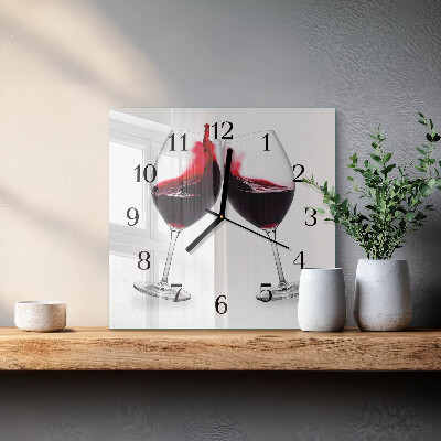 Orologio quadrato Vino