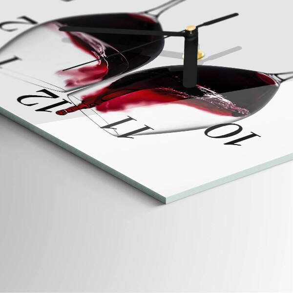 Orologio quadrato Vino