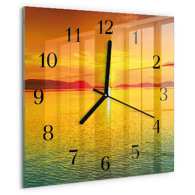 Orologio quadrato Tramonto