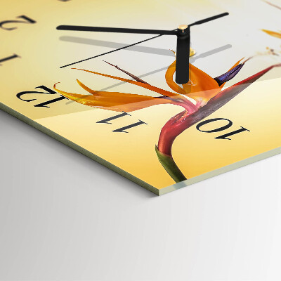 Orologio quadrato Fiore