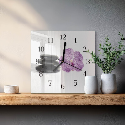 Orologio quadrato Pietre