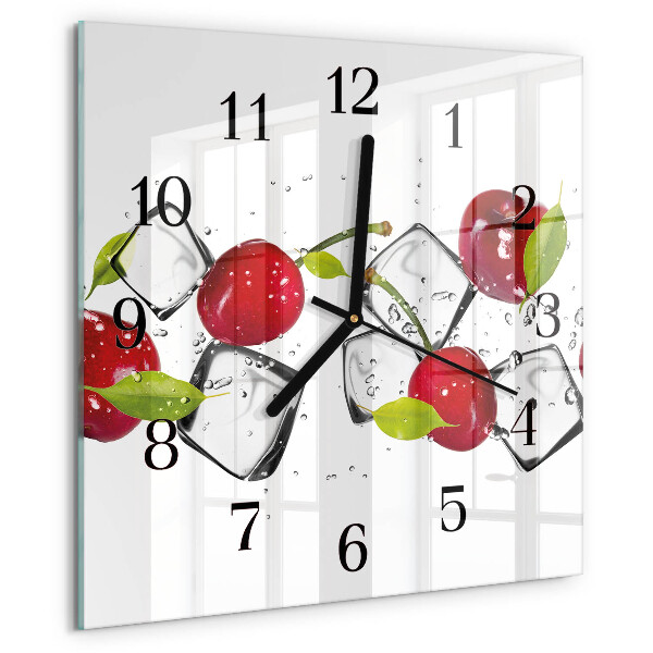 Orologio quadrato Gelato alla ciliegia